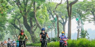 Các cung đường đạp xe đẹp tại Hà Nội